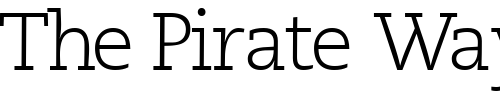 Font : MonologueLightSSK Custom Text : The Pirate Way Test your own text here Click to download or to view this font on a tshirt that can be custom printed in Bali