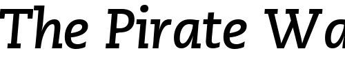 Font : MonologueSSK-Bold-Italic Custom Text : The Pirate Way Test your own text here Click to download or to view this font on a tshirt that can be custom printed in Bali