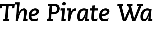 Font : MonologueSSK-BoldItalic Custom Text : The Pirate Way Test your own text here Click to download or to view this font on a tshirt that can be custom printed in Bali