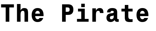 Font : Monospace-821-Bold-Win95BT Custom Text : The Pirate Way Test your own text here Click to download or to view this font on a tshirt that can be custom printed in Bali