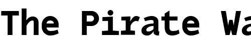 Font : MonoxExtraBold Custom Text : The Pirate Way Test your own text here Click to download or to view this font on a tshirt that can be custom printed in Bali