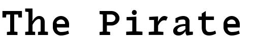 Font : MonoxSerifBold Custom Text : The Pirate Way Test your own text here Click to download or to view this font on a tshirt that can be custom printed in Bali