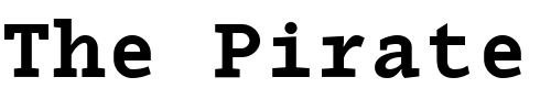 Font : MonoxSerifExtraBold Custom Text : The Pirate Way Test your own text here Click to download or to view this font on a tshirt that can be custom printed in Bali