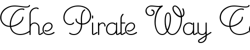 Font : MonteCarloScriptNF Custom Text : The Pirate Way Test your own text here Click to download or to view this font on a tshirt that can be custom printed in Bali