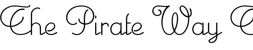 Font : MonteCarloScriptNF-Medium Custom Text : The Pirate Way Test your own text here Click to download or to view this font on a tshirt that can be custom printed in Bali