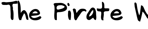 Font : Mook-Regular Custom Text : The Pirate Way Test your own text here Click to download or to view this font on a tshirt that can be custom printed in Bali