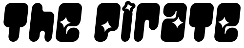 Font : MoonPie-Cadet-GoodSlant Custom Text : The Pirate Way Test your own text here Click to download or to view this font on a tshirt that can be custom printed in Bali