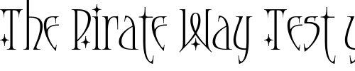 Font : Moonstone-Stars Custom Text : The Pirate Way Test your own text here Click to download or to view this font on a tshirt that can be custom printed in Bali