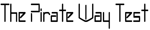 Font : MoonwalkerCondensed Custom Text : The Pirate Way Test your own text here Click to download or to view this font on a tshirt that can be custom printed in Bali