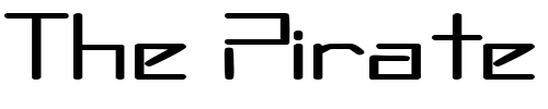 Font : MoonwalkerExtended Custom Text : The Pirate Way Test your own text here Click to download or to view this font on a tshirt that can be custom printed in Bali