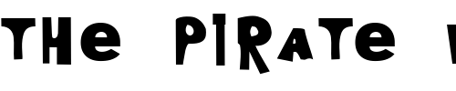 Font : Moore899-BoldA Custom Text : The Pirate Way Test your own text here Click to download or to view this font on a tshirt that can be custom printed in Bali