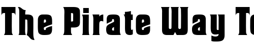 Font : Moorgate-Regular Custom Text : The Pirate Way Test your own text here Click to download or to view this font on a tshirt that can be custom printed in Bali