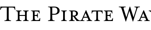Font : MrsEavesSmallCaps Custom Text : The Pirate Way Test your own text here Click to download or to view this font on a tshirt that can be custom printed in Bali