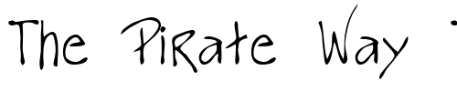 Font : Mrsdog-Regular Custom Text : The Pirate Way Test your own text here Click to download or to view this font on a tshirt that can be custom printed in Bali