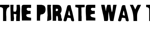 Font : MuddyWater-Regular Custom Text : The Pirate Way Test your own text here Click to download or to view this font on a tshirt that can be custom printed in Bali