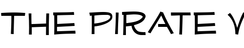 Font : Mufferaw-Xp Custom Text : The Pirate Way Test your own text here Click to download or to view this font on a tshirt that can be custom printed in Bali