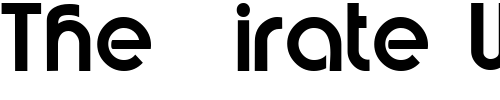 Font : MumboDisplaySSK Custom Text : The Pirate Way Test your own text here Click to download or to view this font on a tshirt that can be custom printed in Bali