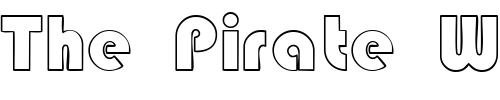 Font : MumboOutlineSSK Custom Text : The Pirate Way Test your own text here Click to download or to view this font on a tshirt that can be custom printed in Bali