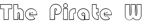 Font : MumboOutlineSSK-Regular Custom Text : The Pirate Way Test your own text here Click to download or to view this font on a tshirt that can be custom printed in Bali