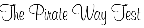 Font : MurrayHill-BT Custom Text : The Pirate Way Test your own text here Click to download or to view this font on a tshirt that can be custom printed in Bali