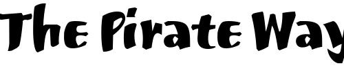 Font : MuscleheadITC-TT Custom Text : The Pirate Way Test your own text here Click to download or to view this font on a tshirt that can be custom printed in Bali