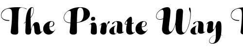 Font : MusicaITC-TT Custom Text : The Pirate Way Test your own text here Click to download or to view this font on a tshirt that can be custom printed in Bali