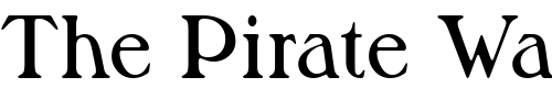 Font : Musketeer-Demi-Bold Custom Text : The Pirate Way Test your own text here Click to download or to view this font on a tshirt that can be custom printed in Bali