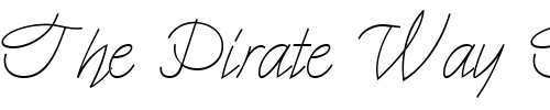Font : MyDearWatsonNF-Medium Custom Text : The Pirate Way Test your own text here Click to download or to view this font on a tshirt that can be custom printed in Bali