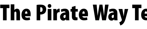 Font : Myriad-Pro-Black-Condensed Custom Text : The Pirate Way Test your own text here Click to download or to view this font on a tshirt that can be custom printed in Bali