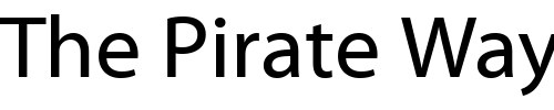 Font : Myriad-Web-Pro Custom Text : The Pirate Way Test your own text here Click to download or to view this font on a tshirt that can be custom printed in Bali