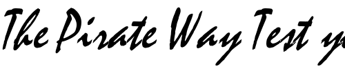 Font : Mystic-Condensed-Italic Custom Text : The Pirate Way Test your own text here Click to download or to view this font on a tshirt that can be custom printed in Bali