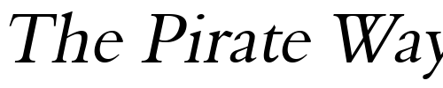 Font : Nadine-2-Italic Custom Text : The Pirate Way Test your own text here Click to download or to view this font on a tshirt that can be custom printed in Bali