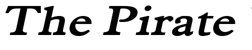 Font : Nadine-Condensed-Bold-Italic Custom Text : The Pirate Way Test your own text here Click to download or to view this font on a tshirt that can be custom printed in Bali