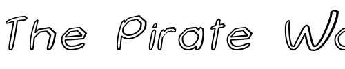 Font : Name-Undetermined Custom Text : The Pirate Way Test your own text here Click to download or to view this font on a tshirt that can be custom printed in Bali