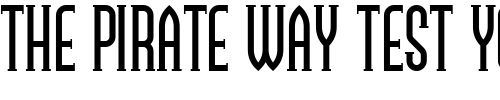 Font : NamesakeNF Custom Text : The Pirate Way Test your own text here Click to download or to view this font on a tshirt that can be custom printed in Bali