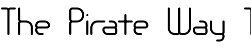 Font : Nanosecond-Thin-BRK Custom Text : The Pirate Way Test your own text here Click to download or to view this font on a tshirt that can be custom printed in Bali