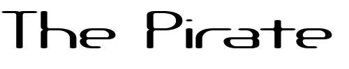 Font : Nanosecond-Wide-BRK Custom Text : The Pirate Way Test your own text here Click to download or to view this font on a tshirt that can be custom printed in Bali