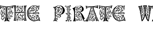 Font : NapoliInitialen Custom Text : The Pirate Way Test your own text here Click to download or to view this font on a tshirt that can be custom printed in Bali