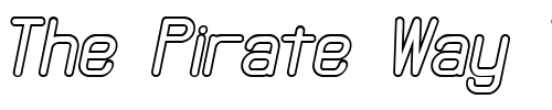 Font : Neural-Outline-BRK Custom Text : The Pirate Way Test your own text here Click to download or to view this font on a tshirt that can be custom printed in Bali