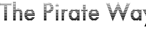 Font : Neuro-5-DB Custom Text : The Pirate Way Test your own text here Click to download or to view this font on a tshirt that can be custom printed in Bali