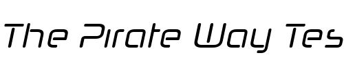 Font : Neuropol-Nova-Cnd-Italic Custom Text : The Pirate Way Test your own text here Click to download or to view this font on a tshirt that can be custom printed in Bali