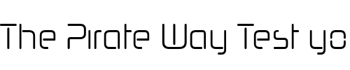 Font : Neuropol-Nova-Cnd-Lite Custom Text : The Pirate Way Test your own text here Click to download or to view this font on a tshirt that can be custom printed in Bali