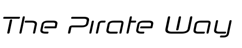 Font : Neuropol-Nova-Italic Custom Text : The Pirate Way Test your own text here Click to download or to view this font on a tshirt that can be custom printed in Bali