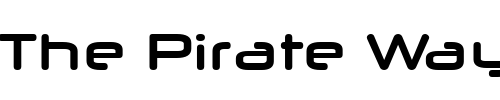 Font : Neuropol-X-Bold Custom Text : The Pirate Way Test your own text here Click to download or to view this font on a tshirt that can be custom printed in Bali