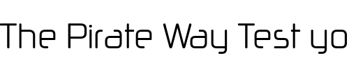Font : Neuropol-X-Cnd-Lite Custom Text : The Pirate Way Test your own text here Click to download or to view this font on a tshirt that can be custom printed in Bali