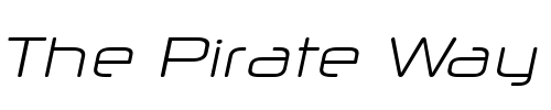 Font : Neuropol-X-Lite-Italic Custom Text : The Pirate Way Test your own text here Click to download or to view this font on a tshirt that can be custom printed in Bali
