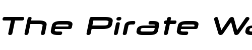 Font : Neuropol-X-Xp-Bold-Italic Custom Text : The Pirate Way Test your own text here Click to download or to view this font on a tshirt that can be custom printed in Bali