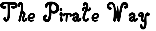 Font : Neutrino Custom Text : The Pirate Way Test your own text here Click to download or to view this font on a tshirt that can be custom printed in Bali
