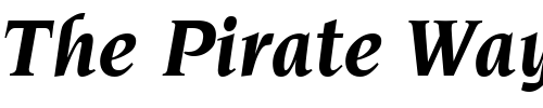Font : Neuvarese-Regular Custom Text : The Pirate Way Test your own text here Click to download or to view this font on a tshirt that can be custom printed in Bali