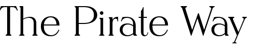 Font : Nevada-Serial-ExtraLight-Regular Custom Text : The Pirate Way Test your own text here Click to download or to view this font on a tshirt that can be custom printed in Bali